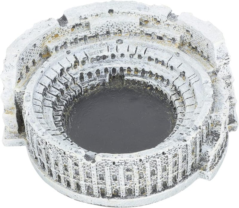 منفضة سجائر كولوسيوم رومانية حامل سجائر سطح أملس سهل التنظيف ديكور للمنزل والمكتب - Image 1